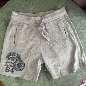 Boboli Gray Graphic Print Shorts